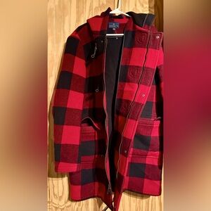 Brooks Brothers Wool hooded Duffel Coat size XL